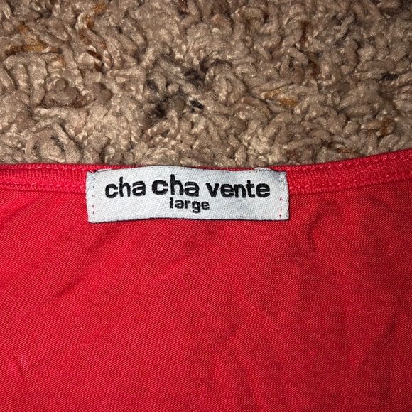 Tangerine Zippered Blouse - Picture 4 of 4